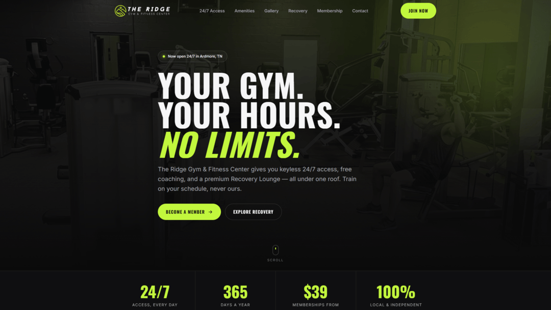 The Ridge Gym and Fitness Cover
