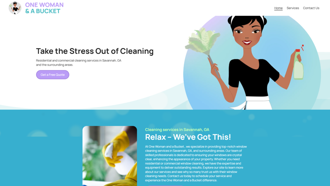 House and Office Cleaning Service - One Woman and a Bucket cover