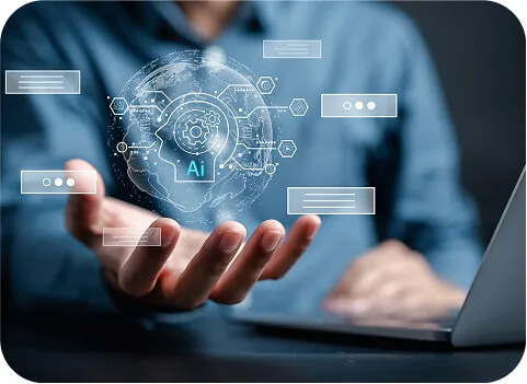 Websites powered by AI