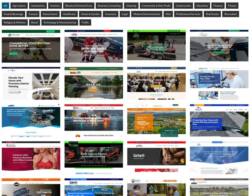 portfolio A composite image featuring hands using a smartphone and laptop, alongside two men standing in an office discussing something on a laptop, highlighting teamwork and digital communication.