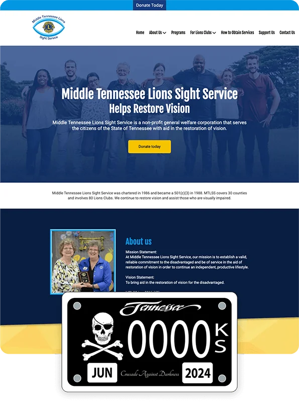 Middle Tennessee Lions Sight Service